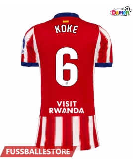 Günstige Atletico Madrid Koke #6 Heimtrikot Damen 2026-27 Kurzarm